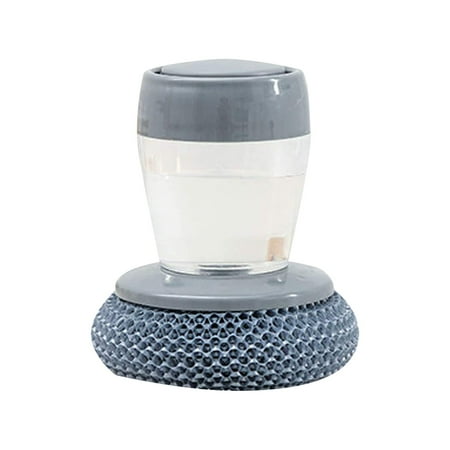

WEPRO Automatic liquid adding steel wire ball Brush pot artifact Short handle brush