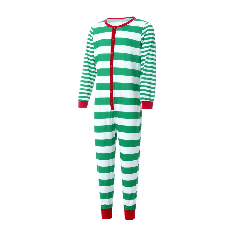 Matching Family Pajamas Sets/Onesie Pajama Christmas PJ's Holiday Nightwear  with Long Pants/Button Jumpsuit Sleepwear 