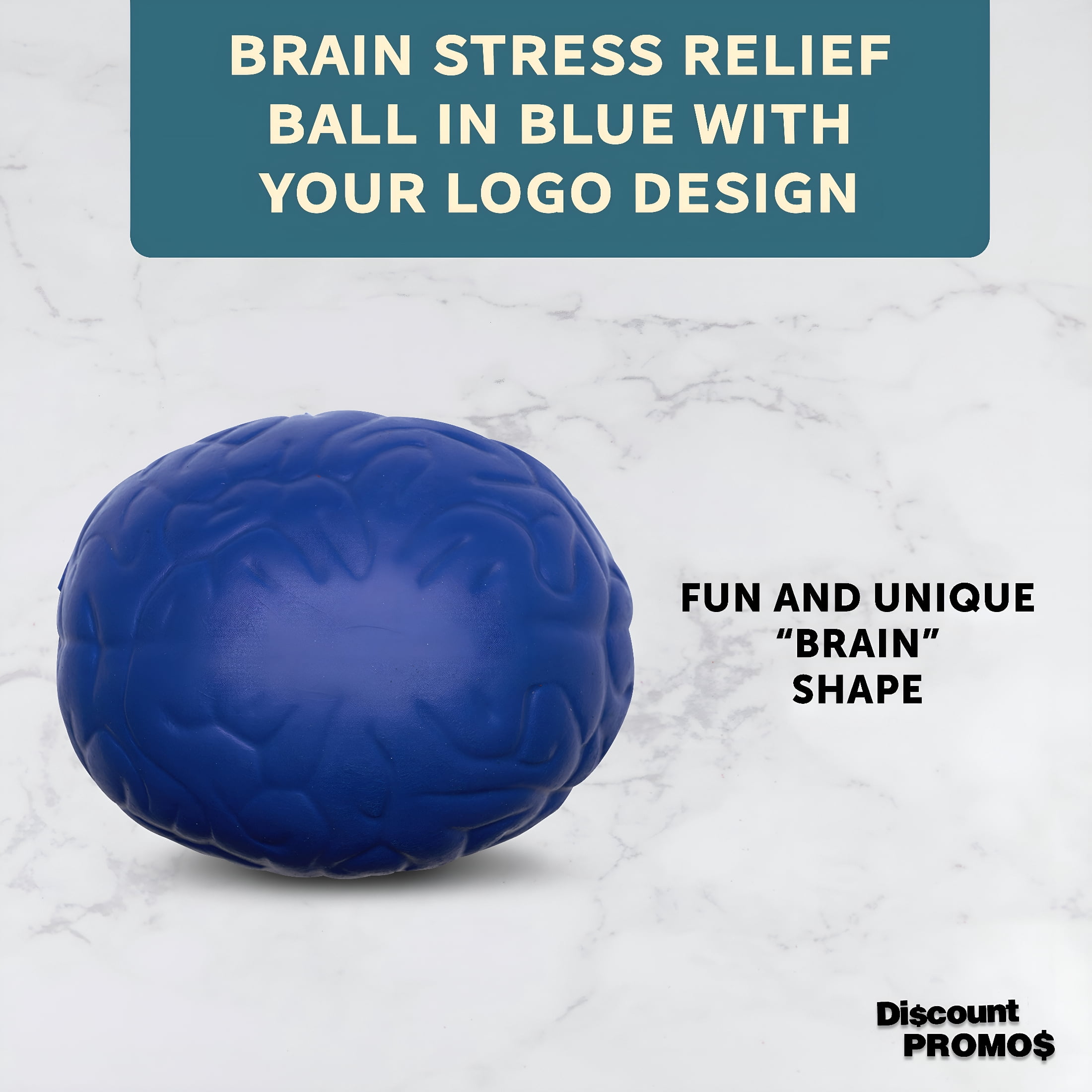 BESTSKY Brain Stress Balls Set of 10,Anxiety Stress Relief,Perfect for Your Desk,Office Or Home,Blue