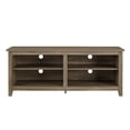 thumbnail image 3 of Manor Park Open Storage TV Stand for TVs up to 65", Grey Wash, 3 of 9