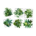 thumbnail image 4 of Pegatinas de pared de hojas , Mural artístico, fondo de sala de estar interior, palo de cáscara, calcomanías de pared de plantas, papel tapiz de, 4 of 8