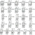thumbnail image 4 of Bud Vases in Bulk 32, Glass Vases for Centerpieces, Mini Vases, Vintage Vases, Clear Bud Vases for Wedding Table Decor, 4 of 8