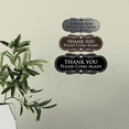 thumbnail image 4 of Designer THANK YOU Please Come Again Sign - White - Medium, 4 of 6