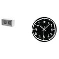 thumbnail image 1 of Reloj con giro automático,Reloj giratorio automático con pantalla grande para hotel,casa y oficina,Reloj de pared,Reloj de pared silencioso y decorativo que no hace tictac,Reloj moderno de 12, 1 of 8