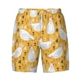 thumbnail image 4 of Lsque Mens Swim Trunks Funny Chicken Pattern - Bathing Suit Compression Liner - Beach Swim Shorts Swimwear - (S-3XL) - Stretch Quick Dry -Small, 4 of 9