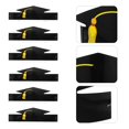 thumbnail image 3 of 12 birretes de graduación de papel, materiales para sombreros de graduación hechos a mano, regalos de fiesta, 3 of 4