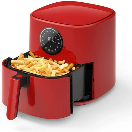 

5 Quart Air Fryer Electric Hot Oven Oilless Cooker，LCD Digital Touch Screen with 7 Cooking Presets and 53 Recipes Unusual