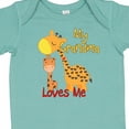 thumbnail image 4 of Inktastic My Grandma Loves Me Giraffe Boys or Girls Baby Bodysuit, 4 of 5