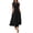 Black, variant on Women's Single Shoulder Dress with Pockets 65% viscose 35% polyester Stretchy Dress Everyday Comfort Casual Wear