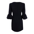 thumbnail image 2 of American Living Women's Bell-Sleeve Crepe Dress (8, Black), 2 of 2