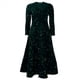 thumbnail image 3 of Vestido de Fiesta con Lentejuelas, Larga, Corte A, Acampanado, con Brillo y Brillo para Mujer, Talla Grande Verde XXL, 3 of 6