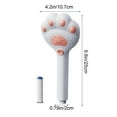 thumbnail image 3 of AuroraX Handheld Cute Cat Shower Head,White High Pressure Adjustable Spray Showerhead with Filtration Power Wash 3 Spray Settings Easy Installation, 3 of 6