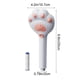 thumbnail image 3 of Yhmxh Decoración del baño Cabezal de ducha de mano con forma de pata de gatito para baño, cabezal de ducha con refuerzo de presión Organizadores y almacenamiento de baño Accesorios de baño, 3 of 5