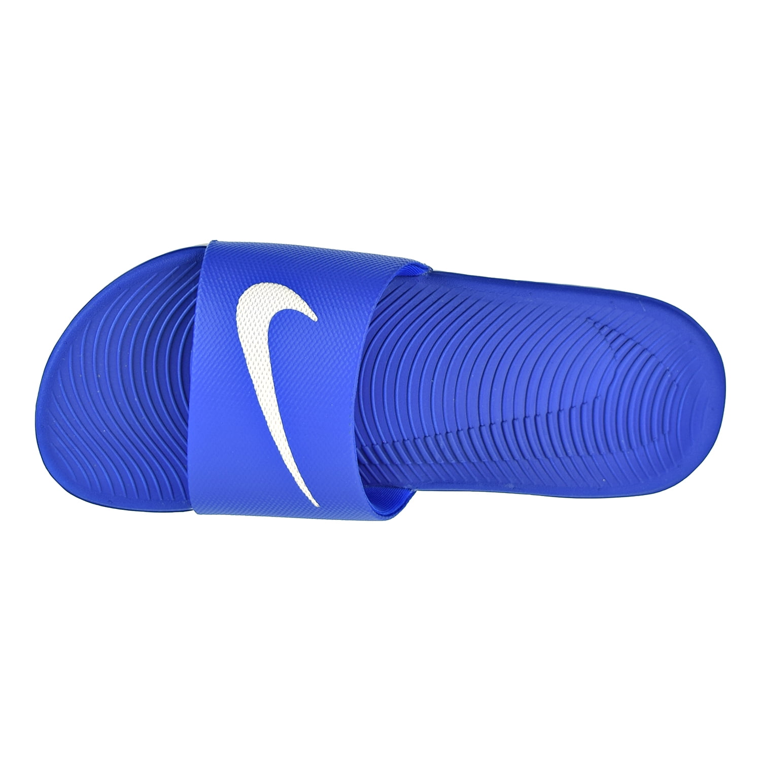 Nike Kawa Big Kid's Slides Hyper Cobalt/White 819352-400 - Walmart.com