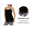 thumbnail image 3 of MISS COCOLI Women Camisole with Built in Bra Plus Size Casual Loose Tank Tops Sleeveless Shirts Lace Tops (S-4XL), 3 of 7