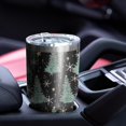 thumbnail image 4 of 30oz Black Christmas Tree Pattern Tumblers Stainless Steel Tumbler with Lid and Straw,Vacuum Insulated Double Wall Travel Tumbler Cups Mug with Cleaning Brush for Coffee,Tea, 4 of 7
