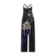 thumbnail image 3 of Txlixc Tirantes impresos de Halloween para mujeres, overoles holgados de cuello en u Txlixc moda, 3 of 9