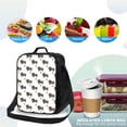 thumbnail image 4 of Lsque Dachshund Dog Lunch Bag Lunch Box for Women Men Reusable Insulated Lunch Tote Bag,Leakproof Thermal Cooler Sack Food Handbags Case High Capacity, 4 of 9