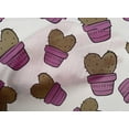 thumbnail image 5 of oneOone Viscose Chiffon Fabric Leaves & Floral Block Print Fabric BTY 42 Inch Wide, 5 of 5