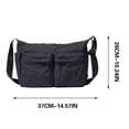thumbnail image 2 of TACILIP Casual Messenger Bag Shoulder Bag Large Capacity Computer Bag Multi-pocket Sports Bag Crossbody Bag, Gifts for Women, 2 of 6