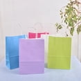 thumbnail image 5 of 10/20/30/50 piezas Mini bolsa de papel Kraft pequeña con asas Bolsa de regalo para festivales Bolsas de compra de dulces de alta calidad, 5 of 5