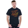 thumbnail image 3 of Love to Spoil You Oil Driving Car Men's Graphic T Shirt Tees Brisco Brands M, 3 of 5