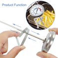 thumbnail image 3 of Deep Fry Turkey Thermometer (2 Pack) with 12'' Probe & Pot Clip, Candy Oil Thermometer for Frying, Roasting, Meat Cooking, 3 of 5