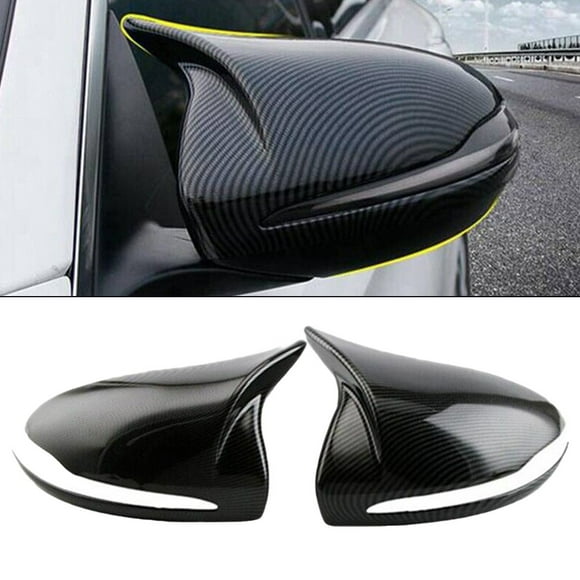Bgsha Carbon Fiber Side Rearview Mirror Cover Cap For Mercedes For Benz C E S GLC GLB