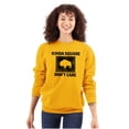 thumbnail image 3 of Wyoming Buffalo Cowboy Attitude Sweatshirt for Men or Women Brisco Brands X, 3 of 5