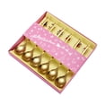 thumbnail image 2 of Juego de 6 cucharas navideñas multiusos de acero inoxidable para té y postre. oro, 2 of 9