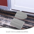 thumbnail image 3 of HOOWIFFY 4Pcs Portable Threshold Ramps Home Threshold Ramp for Robot Vacuum Cleaners Grey TPR Simple Color Design, 3 of 8