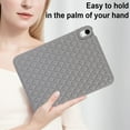 thumbnail image 6 of Allytech Case for iPad Air 11 Inch 2024, Slim Luxury Diamond Pattern [Camera Protection] Shockproof Soft TPU Back Case Compatible with Apple iPad Air 11 (2024) - Grey, 6 of 7