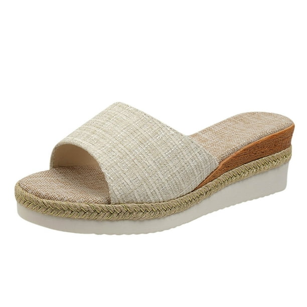 Amzcrzy Zapatos de mujer,Zapatos de mujer,Zapatillas de mujer, Sandalias planas de mujer, sandalias de playa para mujer, zapatillas casuales antideslizantes de verano Sandalias Mujer Zapatillas De Ca