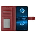 thumbnail image 3 of For Motorola Moto G15 4G Leather Case Wallet Stand Phone Cover with Handy Strap - Green, 3 of 5