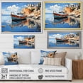 thumbnail image 4 of Designart "Greece Maritime beauty I" Transportation Canvas Wall Art, 4 of 5