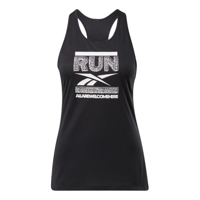 Playera Reebok Mujer Dama Entrenamiento Graphic Tank negro ECH