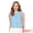 Light Blue, variant on DARING DIVA Women's Button Down Sleeveless Tweed Dressy Vest Top S Light Blue
