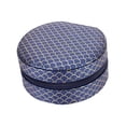thumbnail image 4 of Estuche organizador para joyas jinwen caja de almacenamiento acolchado suave Azul oscuro, 4 of 8