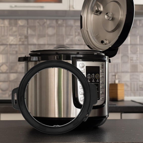 Toyandona Pressure Cooker Lid Handle Frame, Black, Heat Insulation, Secure Fit Design for Home Kitchen