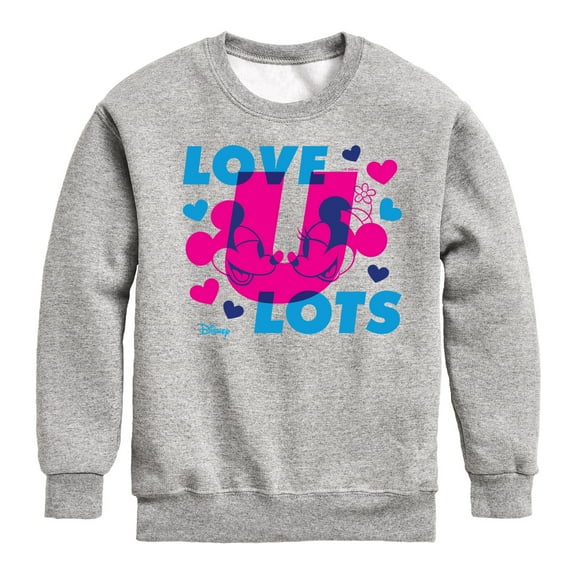 Disney - Love U Lots - Toddler & Youth Crewneck Fleece Sweatshirt