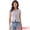 Blue, variant on DARING DIVA Women's Tweed Top Cap Sleeve V Neck Trendy Cute 2026 Summer Tops XS Blue