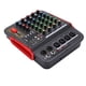 thumbnail image 1 of Consola mezcladora profesional controlador mezclador de control de volumen independiente MP3 entrada USB de 4 canales de Metal ecualizador de 3 bandas para DJ para grabación ANGGREK Otros, 1 of 8