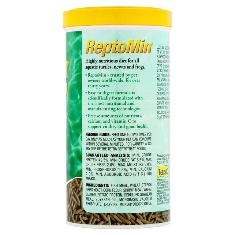 Tetra ReptoMin Floating Food Sticks 10.59 Ounces, For Aquatic Turtles,  Newts And Frogs