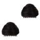 thumbnail image 3 of Moños espaciales: accesorios para el cabello fáciles de usar y elegantes para fiestas. Negro, 3 of 9