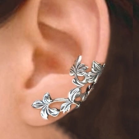 Yaoping Leaves Clip on Earrings Ear Cuff For Women Girl Lady Without Piercing Earring Jewelry