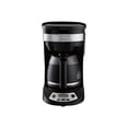 thumbnail image 2 of Hamilton Beach 12 Cup Programmable Coffee Maker, Brew Options, Glass Carafe (46299), Black with Stainless Accents, 2 of 7