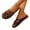 Brown, variant on Norvail Womens Fashionable Mesh Floral-Decorated Casual Closed-Toe Slippers, Breathable Knit Upper with Pretty Flower Embellishment, Comfortable Cushioned Insole for Indoor and Outdoor Wear