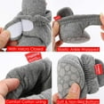 thumbnail image 3 of Newborn Baby Cotton Booties Stay On Slipper Winter Warm Soft Shoes Non-Skid Infant Ankle Boots Crib Shoes, 3 of 6