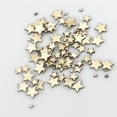 thumbnail image 5 of HAMPPLIES Star Wood Slices Khaki 300Pcs Mini Diy Decorations, 5 of 8