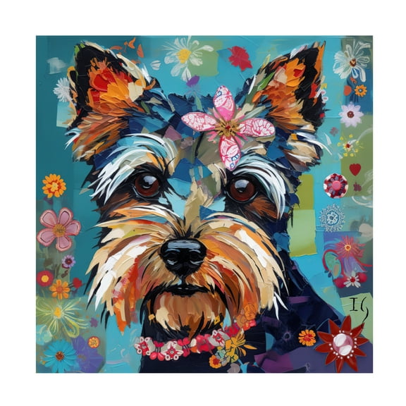 Canvas Wall Art - Ivan Guaderrama 'Vibrant Yorkshire Soul' Wall Art for Living Room, Bedroom, or Office Décor by Trademark Fine Art - 14 x 14 Inches